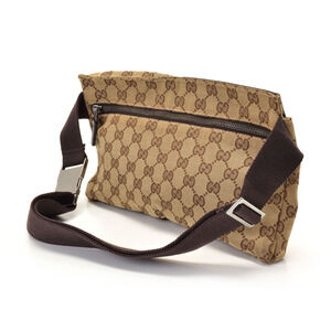 Gucci bag canvas beige GG waist